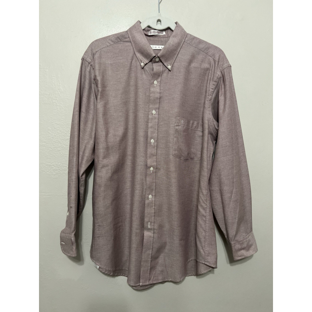 Vtg Etienne Aigner Men's‎ Button Down Shirt Size 16 1/2 32/33 Business Career